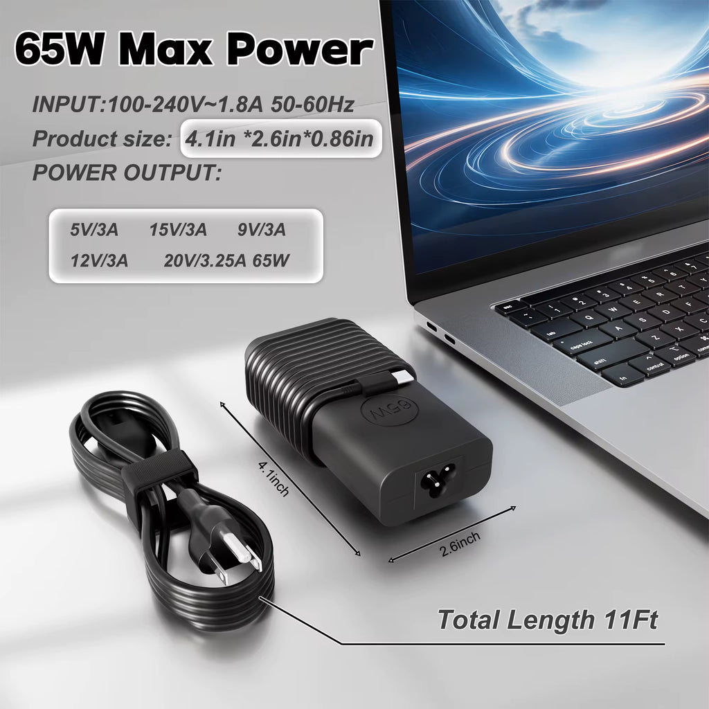 Chargeur Dell USB-C 65W